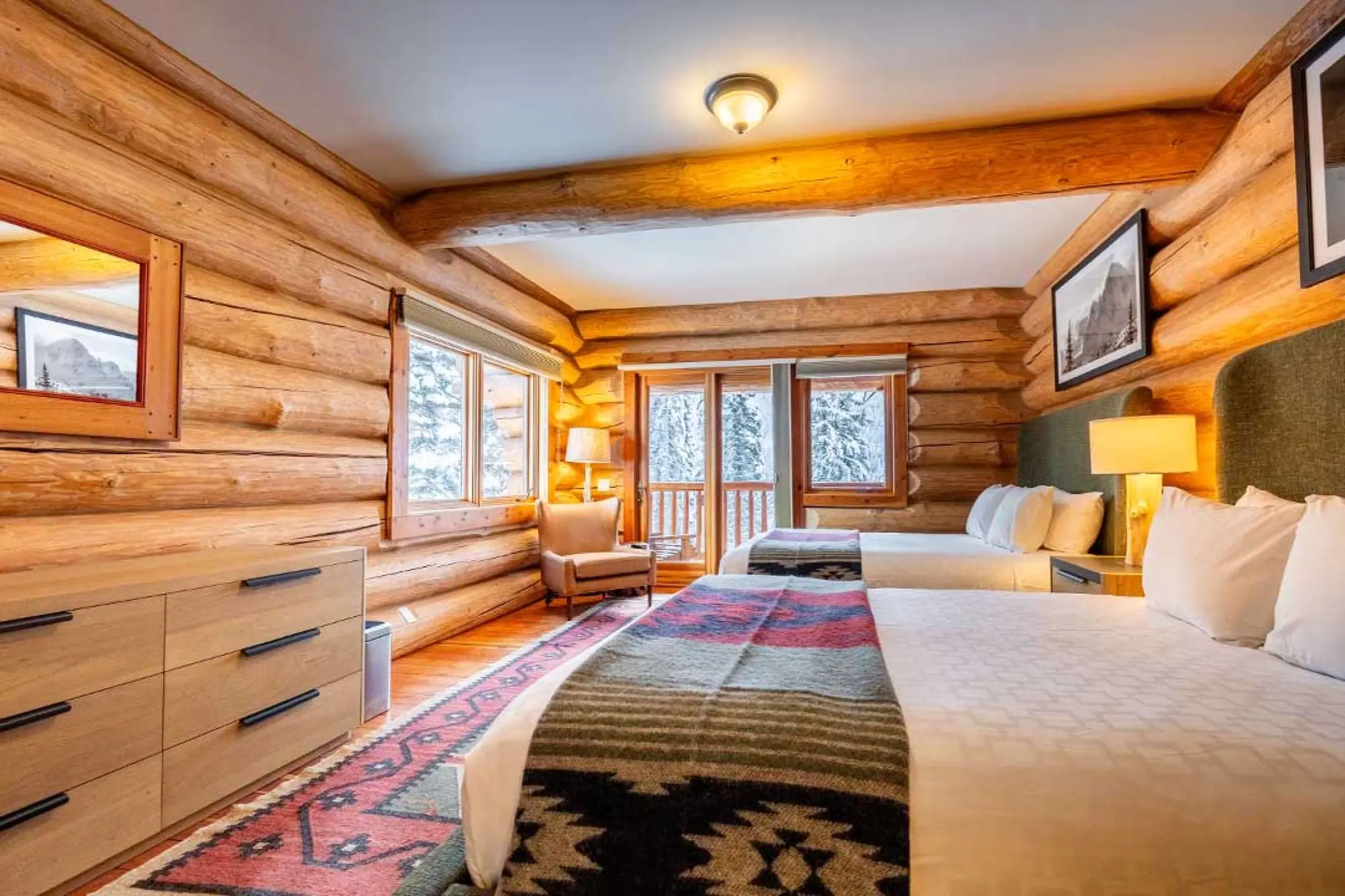 Cedar Lodge guest room