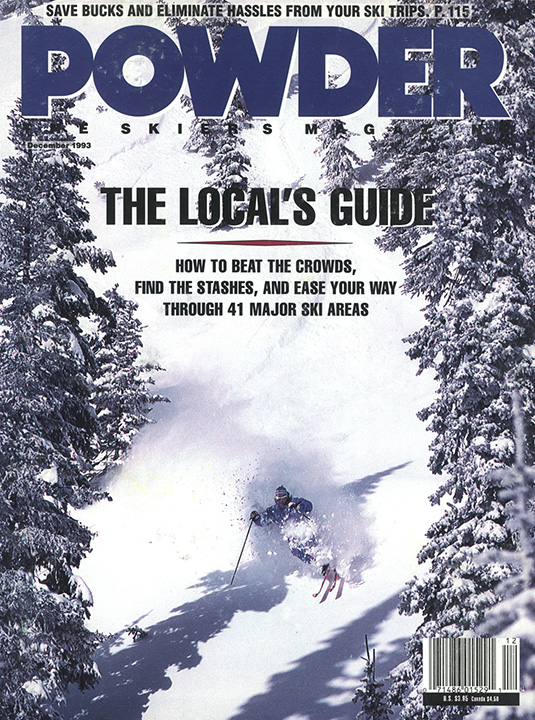Powder — December 1993 magazine cover from Island Lake’s archive