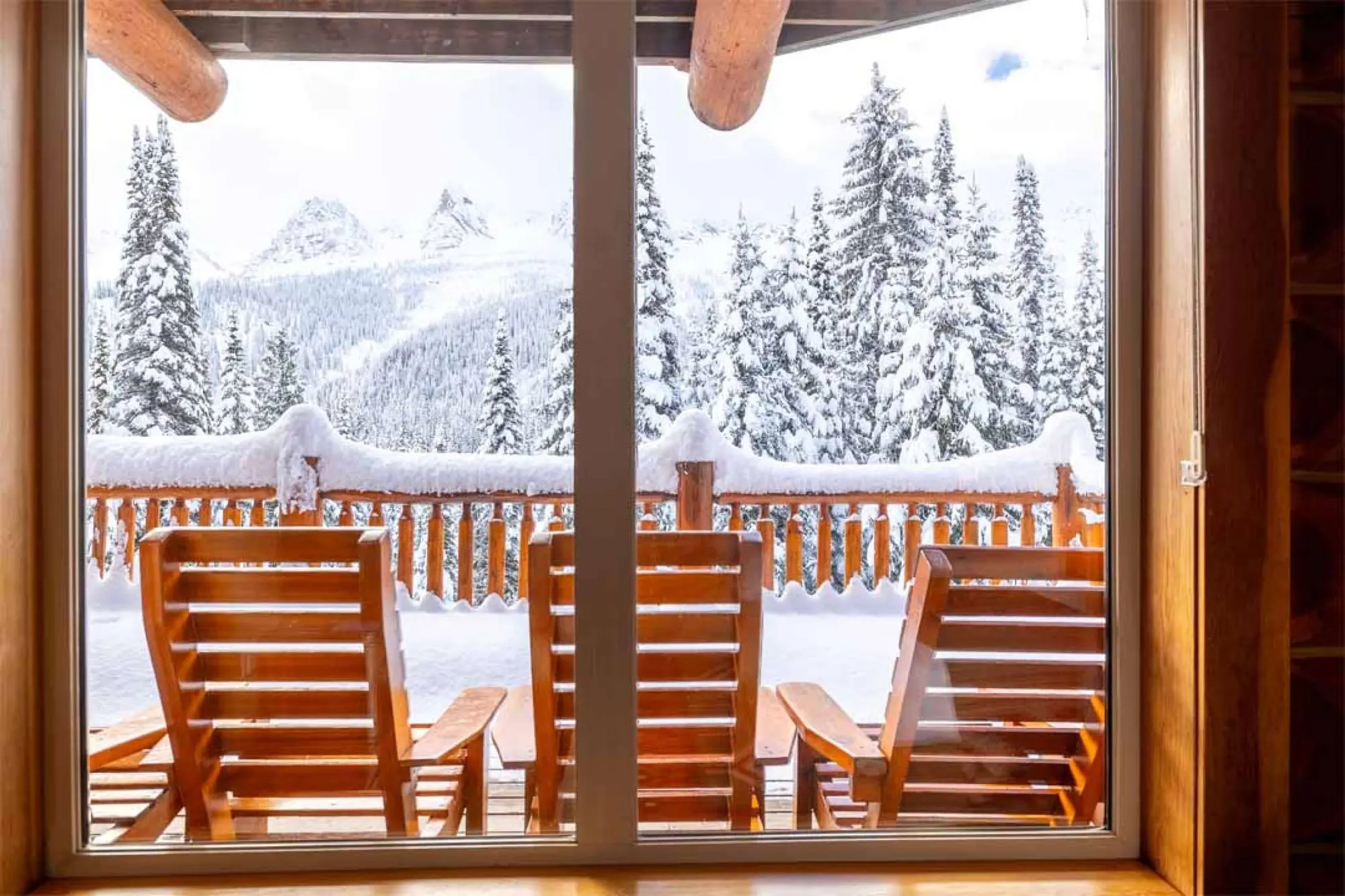 Red Eagle · Mountain views from the deck