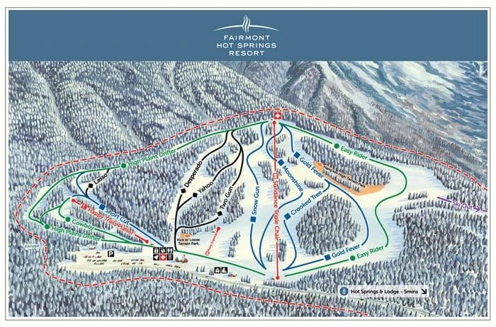 Fairmont Hot Springs ski runs
