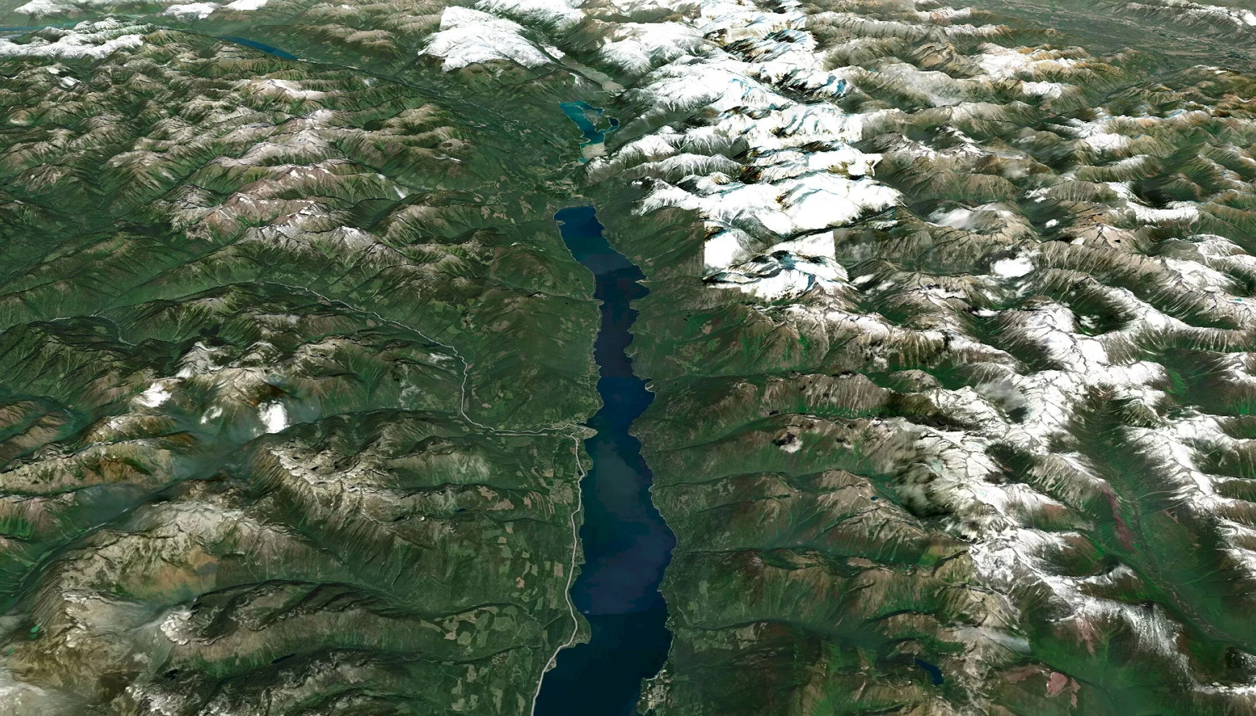 Stellar Heliskiing terrain map
