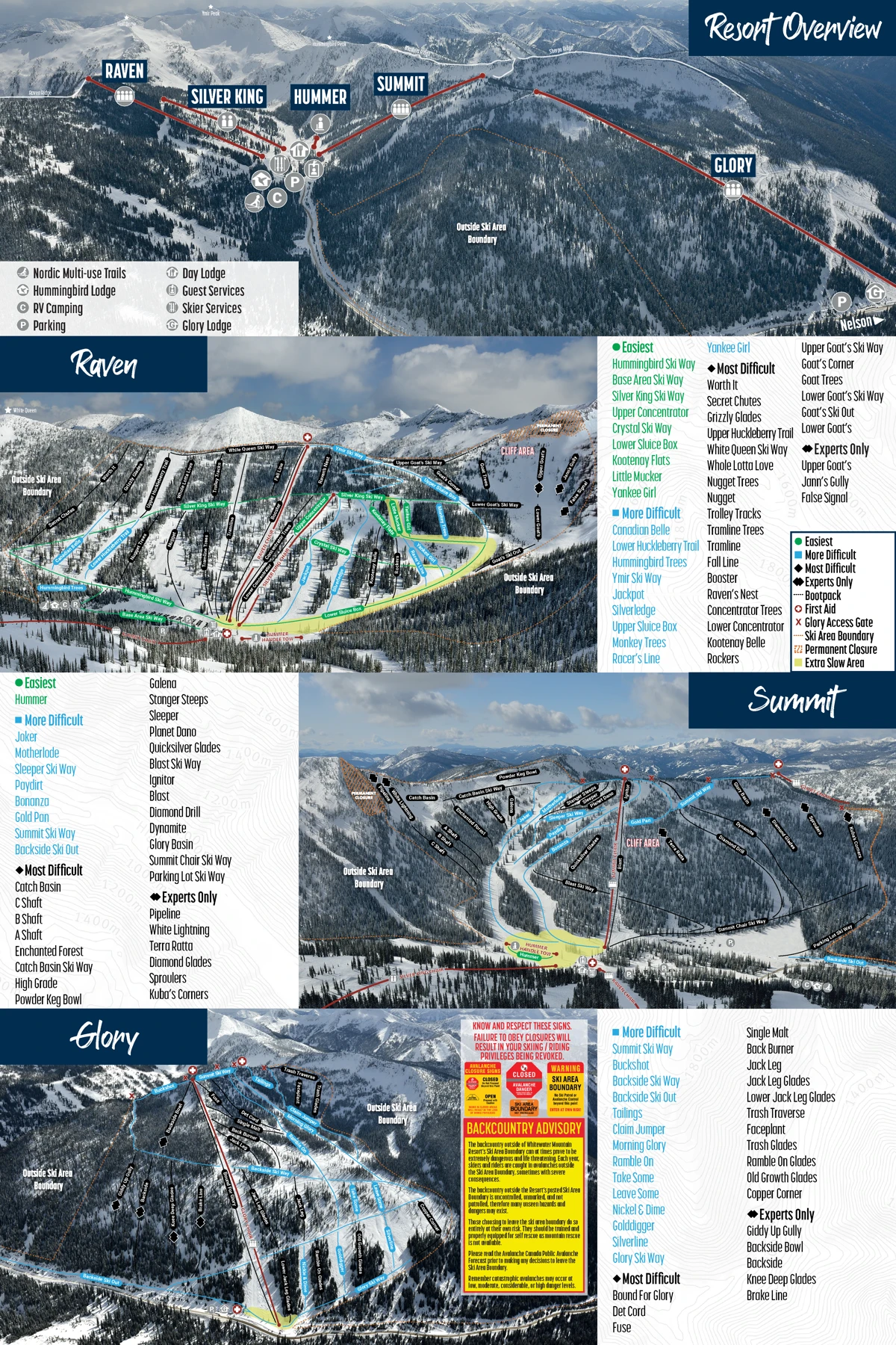 Whitewater trail map