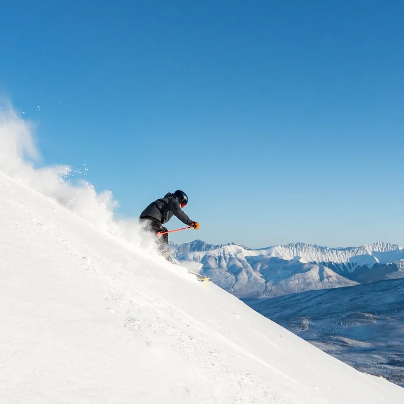 Marmot Basin winter skiing destination