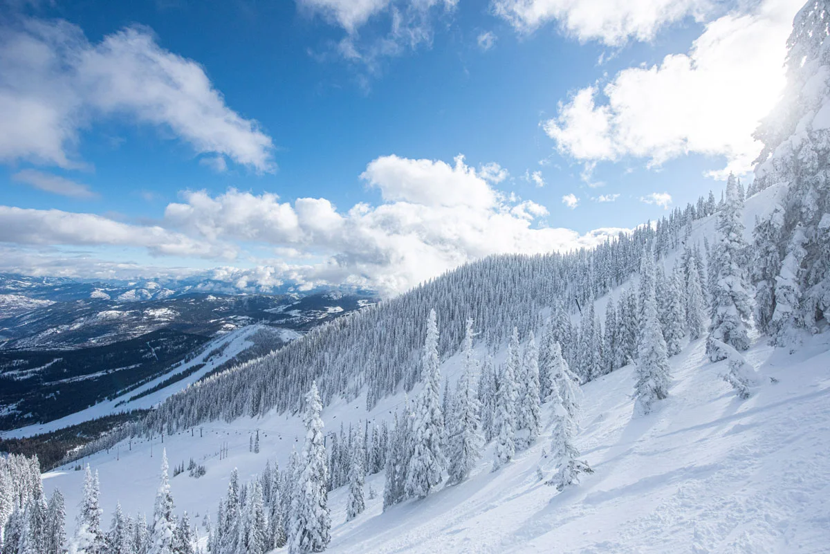 RED Mountain Resort winter skiing destination
