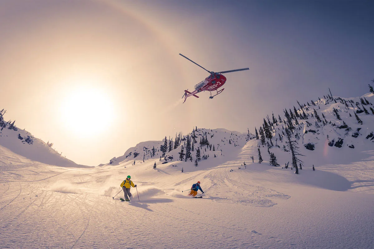 Snowwater Heliskiing winter skiing destination