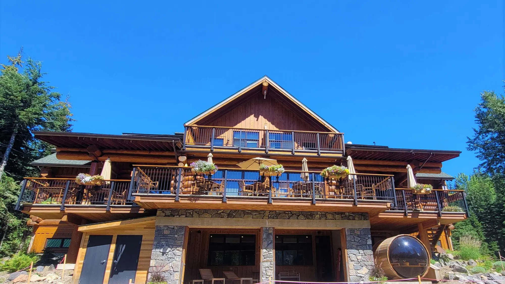 Tamarack Lodge in summer