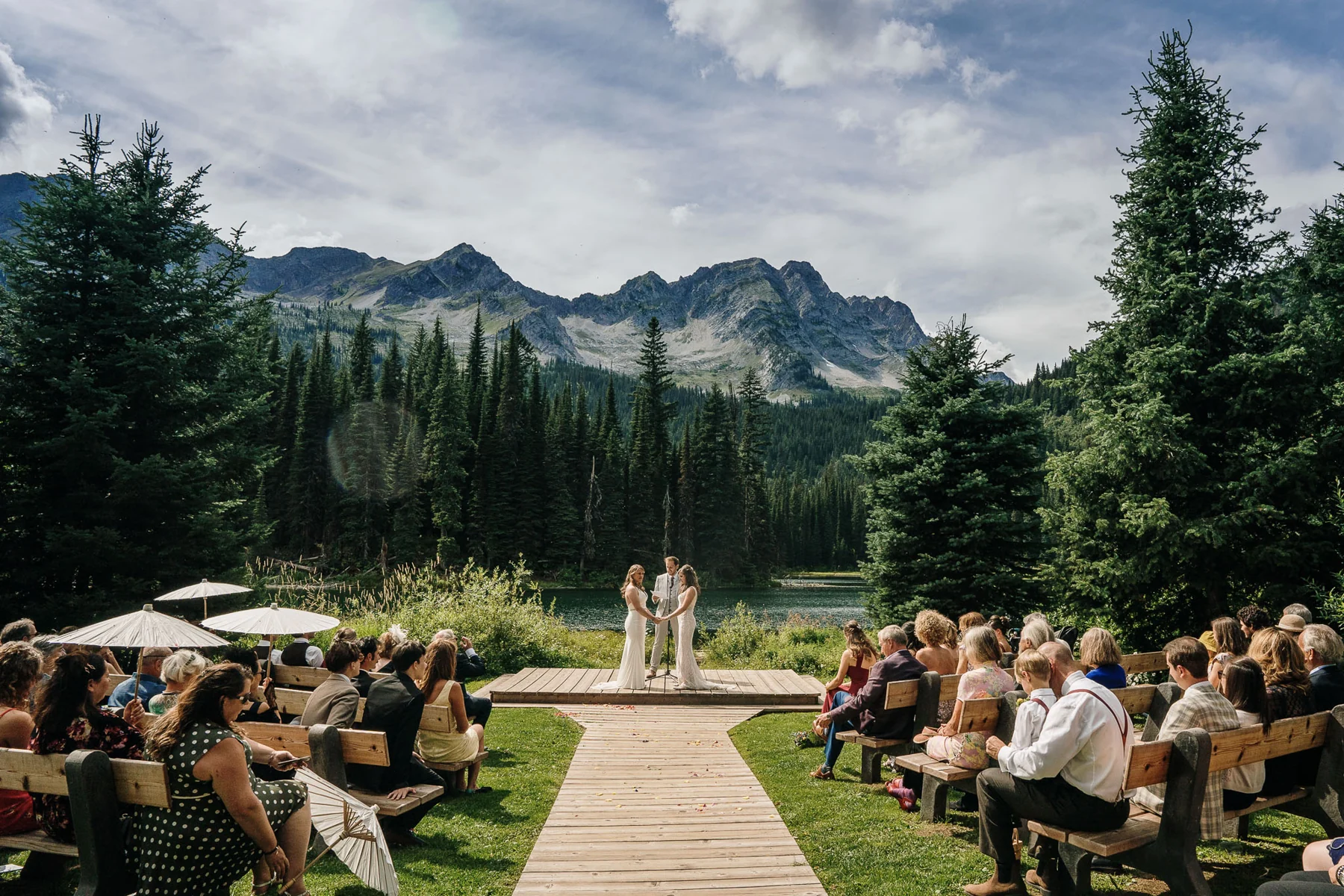 Picture the wedding weekend