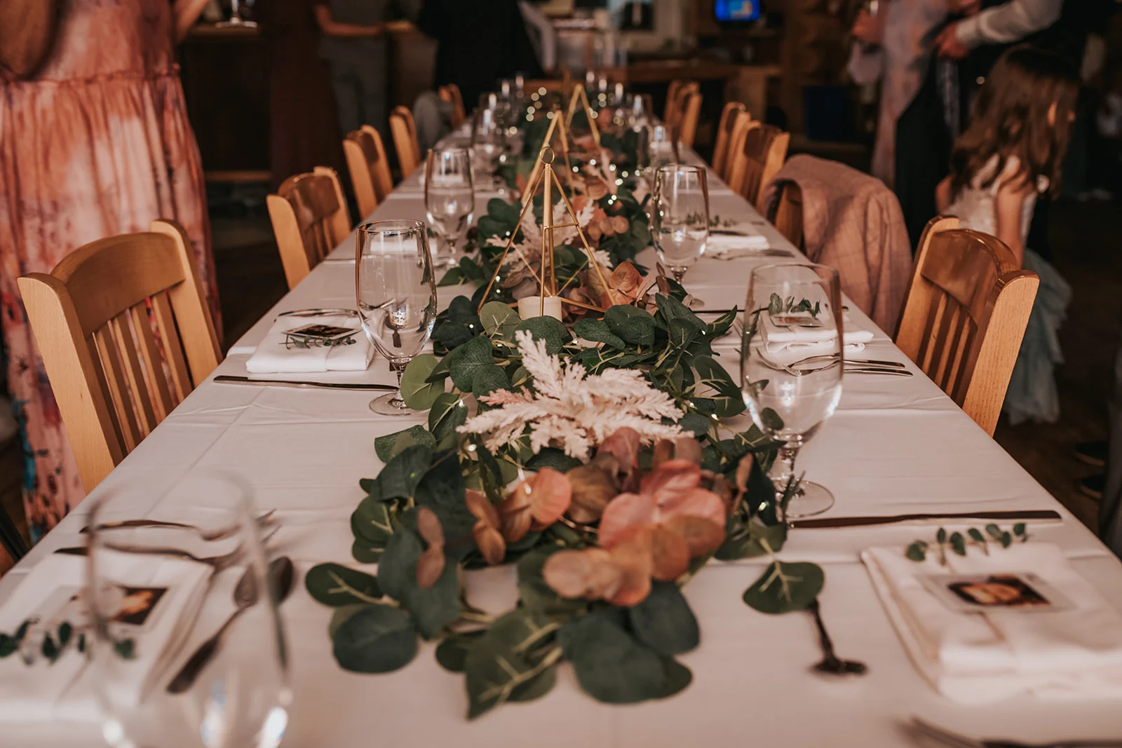 A wedding reception in Bear Lodge